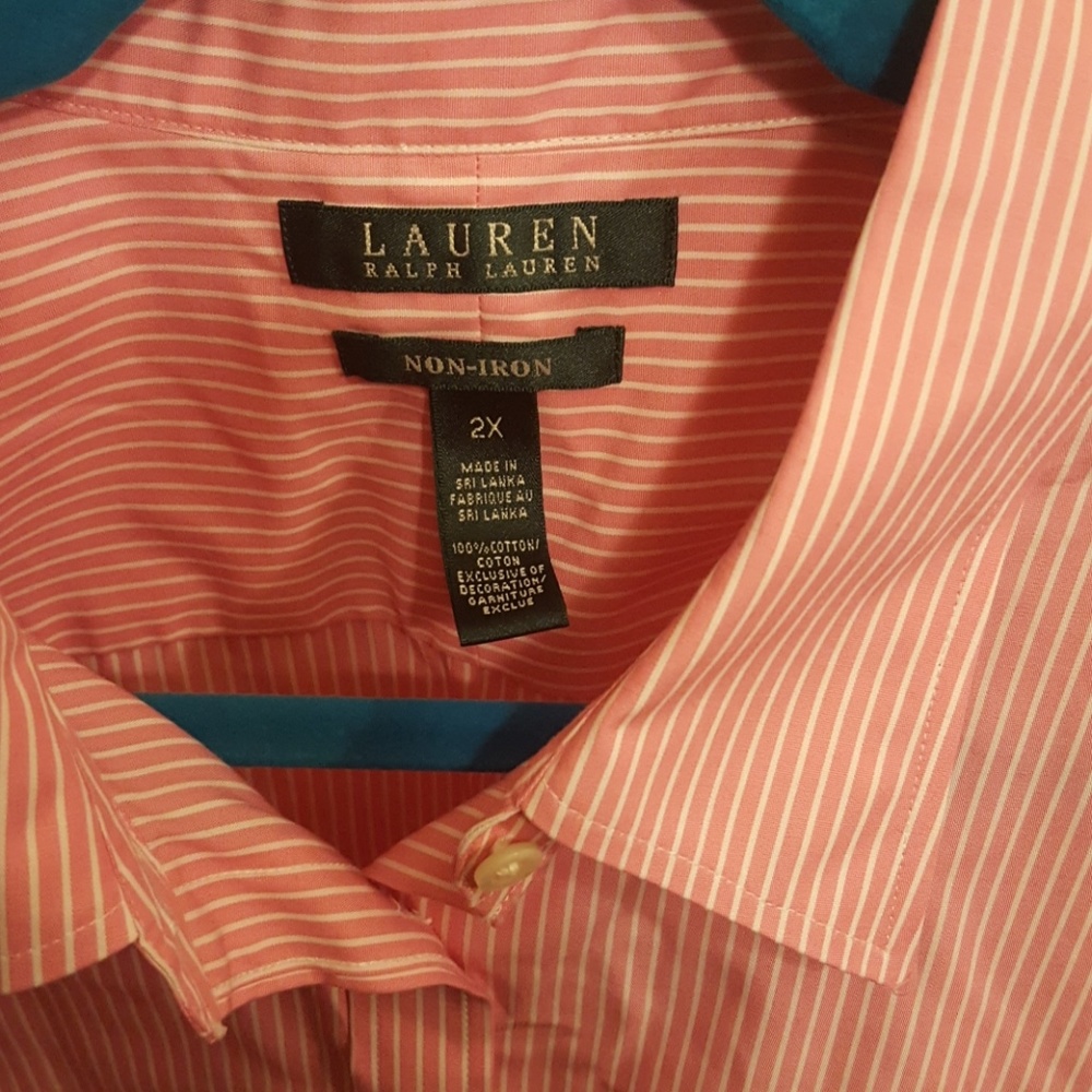 Button down striped blouse - Picture 2 of 4
